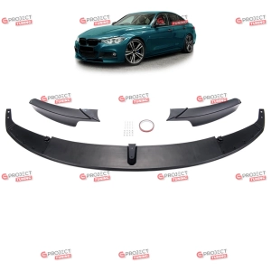 Dokładka przedniego zderzaka do BMW 3 (F31) Touring 2012 - 2018  (czarny mat) w stylu M pakiet