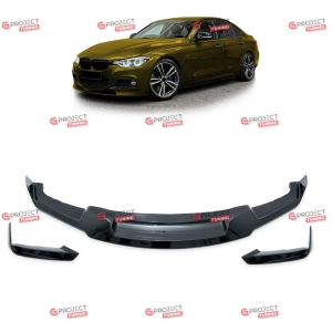 Dokładka przedniego zderzaka do BMW 3 (F31) Touring 2012 - 2018  (czarny połysk) w stylu M pakiet