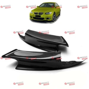 Dokładka przedniego zderzaka do BMW 3 (E93) Kabriolet 2007 - 2013  (wzór włókna węglowego)