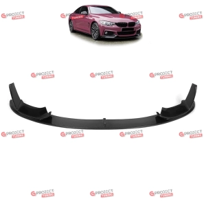 Dokładka przedniego zderzaka do BMW 4 (F82 M4) Kabriolet 2013 - 2021  (wzór włókna węglowego)