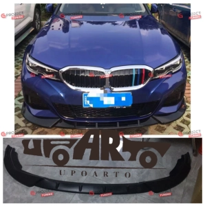 Dokładka przedniego zderzaka do BMW 3 (G20, G80) Sedan 2019 -   (czarny połysk) w stylu M pakiet