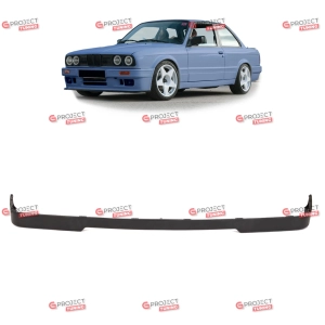 Dokładka przedniego zderzaka do BMW 3 (E30) Kabriolet 1988 - 1991 po liftingu (czarny mat)