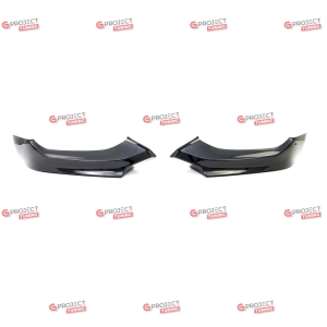 Dokładka przedniego zderzaka do BMW 1 (F21) Hatchback 2015 - 2019 po liftingu (czarny połysk)