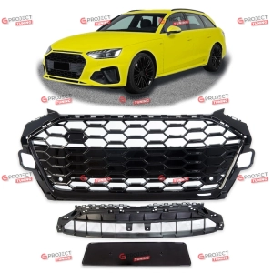 Grill do AUDI A4 B9 (8W) Avant 2019 - 2023 po liftingu (czarny połysk) w stylu RS