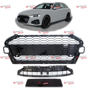 Grill do AUDI A4 B9 (8W) Avant 2019 - 2023 po liftingu (czarny połysk) w stylu RS