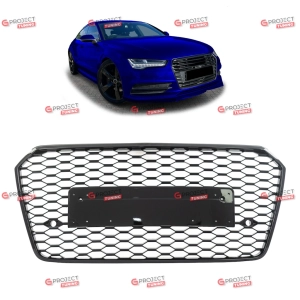 Grill do AUDI A7 (4G) Sportback 2014 - 2018 po liftingu (czarny połysk) w stylu RS