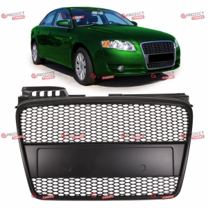 Grill do AUDI A4 B7 (8E) Avant 2004 - 2008 (czarny połysk) w stylu RS