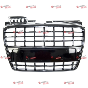 Grill do AUDI A4 B7 (8E) Sedan 2004 - 2008 (czarny połysk) w stylu S4