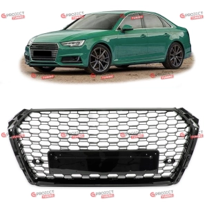 Grill do AUDI A4 B9 (8W) Avant 2015 - 2019 (czarny połysk) w stylu RS