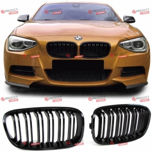 Grill do BMW 1 (F21) Hatchback 2011 - 2015 (czarny połysk) w stylu M pakiet