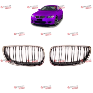 Grill do BMW 3 (E93) Kabriolet 2005 - 2010 (czarny połysk / chrom) w stylu M pakiet