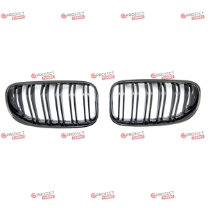 Grill do BMW 3 (E93) Kabriolet 2010 - 2013 po liftingu (czarny połysk) w stylu M pakiet