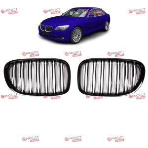 Grill do BMW 7 (F01, F02, F03, F04) 2008 - 2012 (czarny połysk) w stylu M pakiet