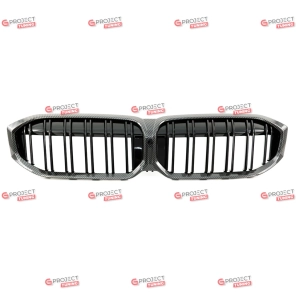 Grill do BMW 5 (G31) Touring 2021 -  po liftingu (wzór włókna węglowego / transfer wodny) w stylu M pakiet