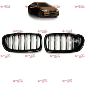 Grill do BMW 5 (F10) Sedan 2010 - 2018 (czarny połysk) w stylu M pakiet