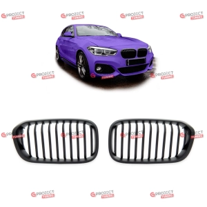 Grill do BMW 1 (F21) Hatchback 2015 - 2019 po liftingu (czarny mat)