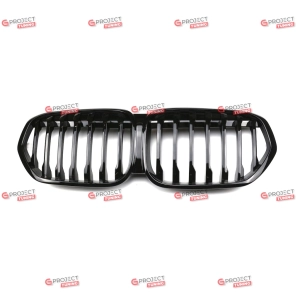 Grill do BMW X1 (F48) 2019 - 2022 po liftingu (czarny połysk)
