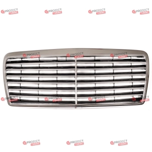 Grill do MERCEDES E-Class (C124) Coupe 1993 - 1995 po liftingu (czarny połysk / chrom)