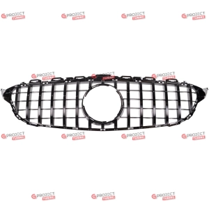 Grill do MERCEDES C-Class (C205) Coupe 2014 - 2021 (czarny połysk) w stylu Panamericana
