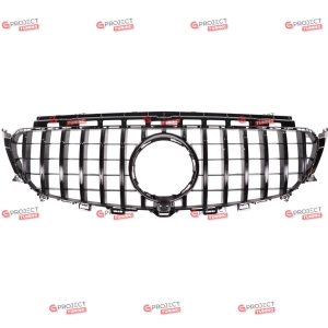 Grill do MERCEDES E-Class (S213) Kombi 2016 - 2021 (czarny połysk) w stylu Panamericana