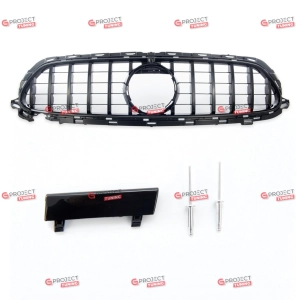 Grill do MERCEDES E-Class (A238) Kabriolet 2020 - 2023 po liftingu (czarny połysk) w stylu Panamericana
