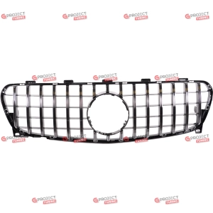 Grill do MERCEDES GLA-Class (X156) 2017 - 2019 po liftingu (czarny połysk / chrom) w stylu Panamericana