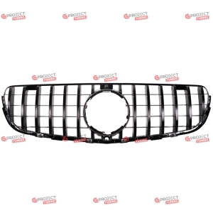 Grill do MERCEDES GLC Coupe (C253) 2015 - 2019 (czarny połysk) w stylu Panamericana