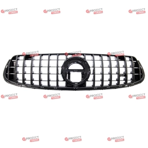 Grill do MERCEDES GLC (X253) 2019 - 2022 po liftingu (czarny połysk) w stylu Panamericana