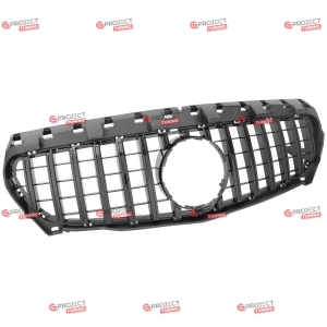 Grill do MERCEDES CLA (X117) Shooting Brake 2013 - 2016 (czarny połysk) w stylu Panamericana