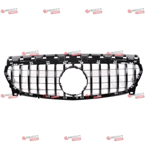 Grill do MERCEDES CLA (C117) Coupe 2016 - 2018 po liftingu (czarny połysk) w stylu Panamericana