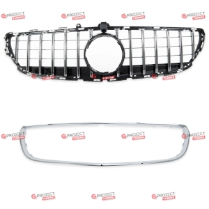 Grill do MERCEDES CLS (C218) 2014 - 2018 po liftingu (czarny połysk) w stylu Panamericana