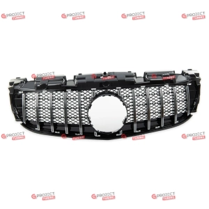 Grill do MERCEDES SLC (R172) 2016 - 2021 po liftingu (czarny połysk / chrom) w stylu Panamericana