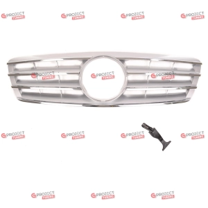 Grill do MERCEDES C-Class (S203) Kombi 2000 - 2007 (srebrny / chrom)