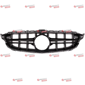 Grill do MERCEDES C-Class (C205) Coupe 2014 - 2018 (czarny połysk) w stylu AMG