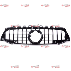 Grill do MERCEDES A-Class (W177) 2018 -  (czarny połysk) w stylu Panamericana