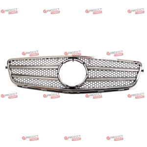 Grill do MERCEDES C-Class (S204) Kombi 2007 - 2015 (chrom) w stylu AMG