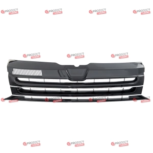 Grill do VW TRANSPORTER T5 Bus 2009 - 2015 (czarny połysk / chrom)