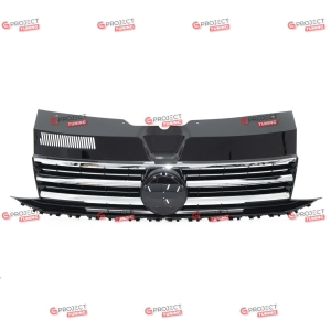 Grill do VW TRANSPORTER T6 Platform/Chassis 2015 -  (czarny połysk / chrom)