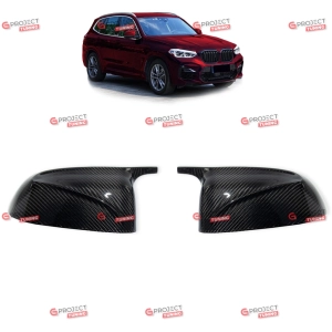 Zestaw osłon lusterek Carbon do BMW X3 (G01, F97) 2017 - 2021 w stylu M pakiet