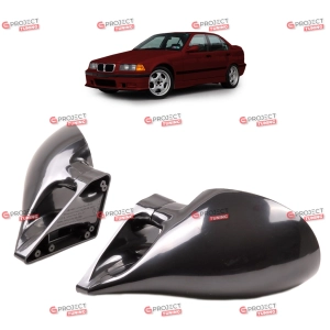 Zestaw lusterek podgrzewanych (wersja RHD), elektryczne do BMW 3 (E36) Touring 1991 - 1999 w stylu M3
