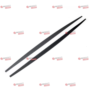 Dokładki progów do BMW 2 (F22, F87) Coupe 2011 - 2019 (czarny mat) w stylu M pakiet