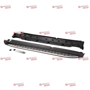 Stopnie boczne do MERCEDES M-Class (W166) 2011 -  (matowy chrom / aluminium)
