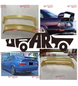 Spoiler tylny do BMW 3 (E36) Sedan 1990 - 1998  (czarny połysk) w stylu sport