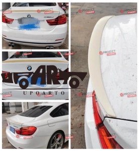 Spoiler tylny do BMW 4 (F32, F82) Coupe 2013 - 2021  (czarny połysk) w stylu M pakiet