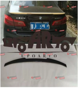 Spoiler tylny do BMW 5 (G30, F90) Sedan 2018 - 2021  (czarny połysk) w stylu M Power