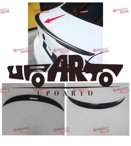 Spoiler tylny do BMW X6 (E71, E72) 2008 - 2015  (czarny połysk) w stylu sport