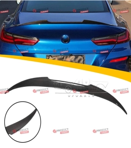 Spoiler tylny do BMW 8 (G16, F93) Gran Coupe 2018 -   (czarny połysk) w stylu V-type