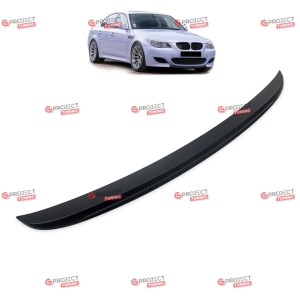 Spoiler tylny do BMW 5 (E60) Sedan 2001 - 2010  (czarny mat) w stylu M pakiet