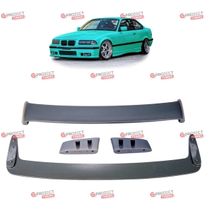 Spoiler tylny do BMW 3 (E36) Sedan 1990 - 1998  (szary / do pomalowania) w stylu GT