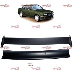 Spoiler tylny do BMW 3 (E30) Sedan 1982 - 1990  (szary / do pomalowania) w stylu M3